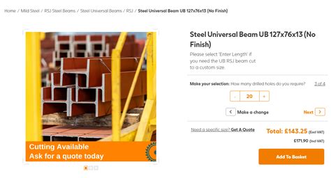 steel rsj|RSJ Steel Beam Price Calculator